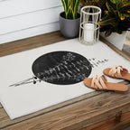 Nature Circle Art Outdoor Rug Gallery Image 2