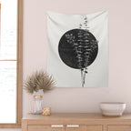 Nature Circle Art Wall Tapestry Gallery Image 2