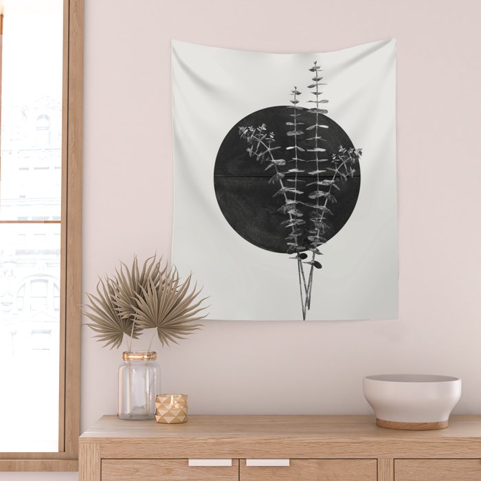 Nature Circle Art Wall Tapestry Gallery Image 2