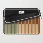 Color Block Line Abstract XIV Laptop Sleeve Gallery Image 2