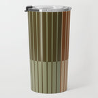 Color Block Line Abstract XIV Travel Mug Gallery Image 3