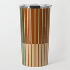Color Block Line Abstract XIV Travel Mug Gallery Image 1