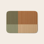 Color Block Line Abstract XIV Bath Mat Gallery Image 1
