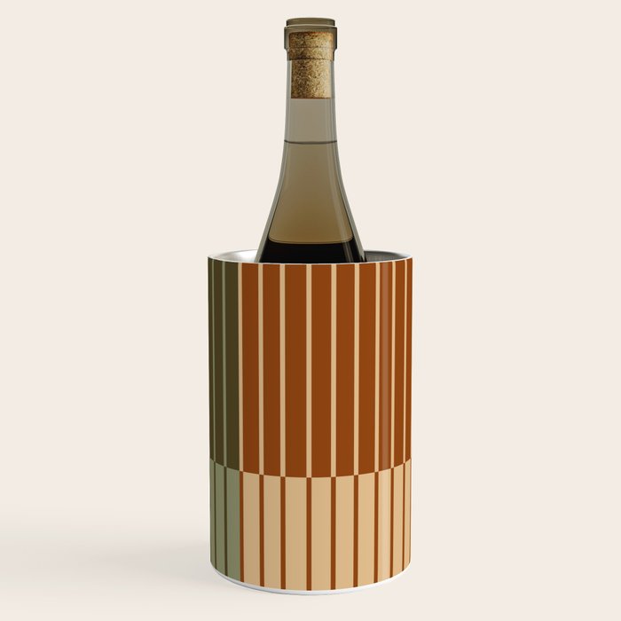 Color Block Line Abstract XIV Wine Chiller Gallery Image 1