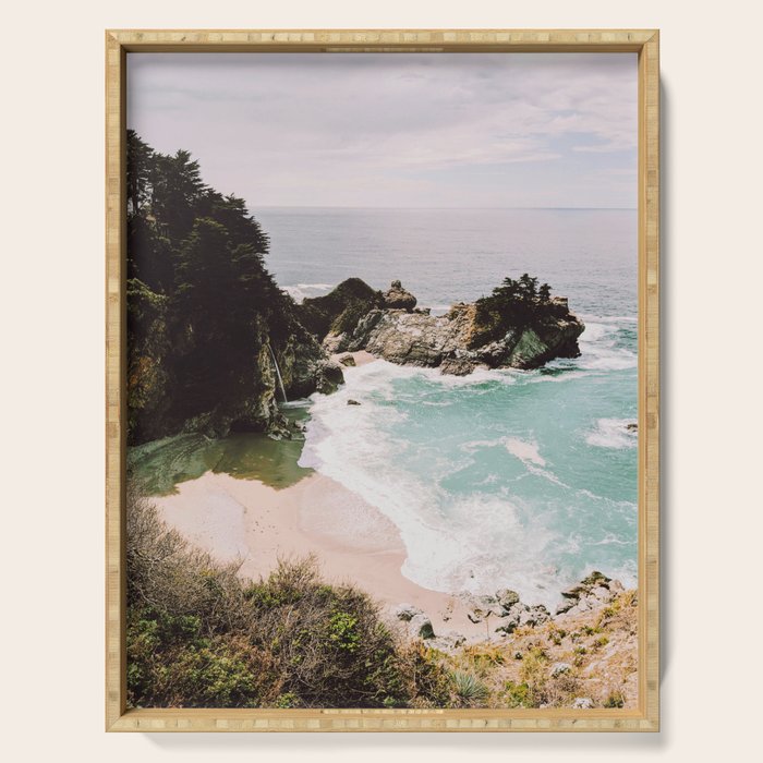 big sur iv - california Serving Tray Gallery Image 1