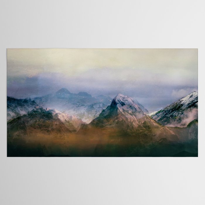Mountain Peaks II Tablecloth Gallery Image 2