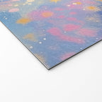 Celestial Burst in Pastel Galaxy Ethereal Starry Night Sky Welcome Mat Gallery Image 2