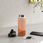 Only Connect - Orange Clay Blush Minimalist Mid-Century Modern Abstract Water Bottle Gallery Image 4