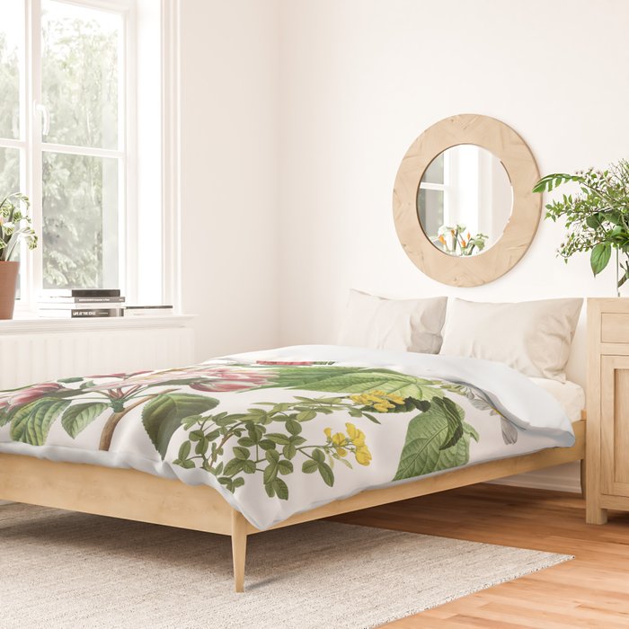 Persimmon Botanical Bloom Duvet Cover Gallery Image 2