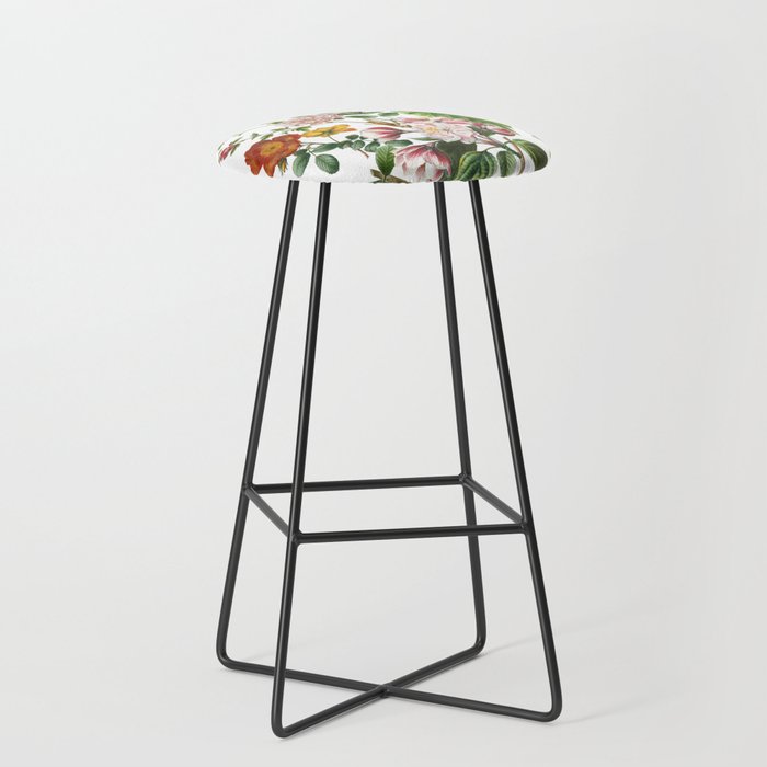 Persimmon Botanical Bloom Stool Gallery Image 1