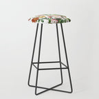 Persimmon Botanical Bloom Stool Gallery Image 1