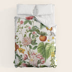 Persimmon Botanical Bloom Duvet Cover Gallery Image 6