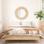 A Relaxed Afternoon | Tropical Summer Architecture | Buildings India Travel Bohemian Décor Painting Duvet Cover Gallery Image 3