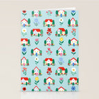 Spring Houses Stationery Card Gallery Image 2