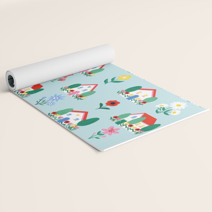 Spring Houses Yoga Mat Gallery Image 2