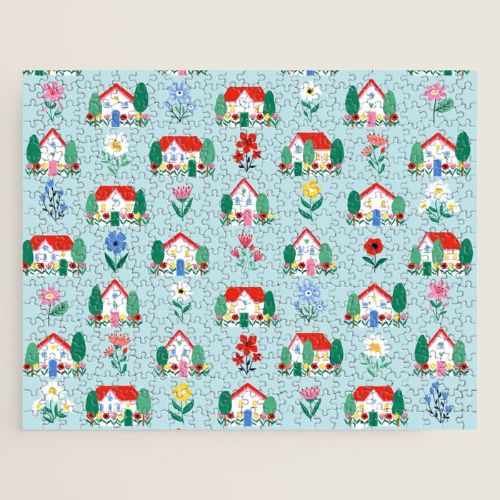 Spring Houses Jigsaw Puzzle Gallery Image 1