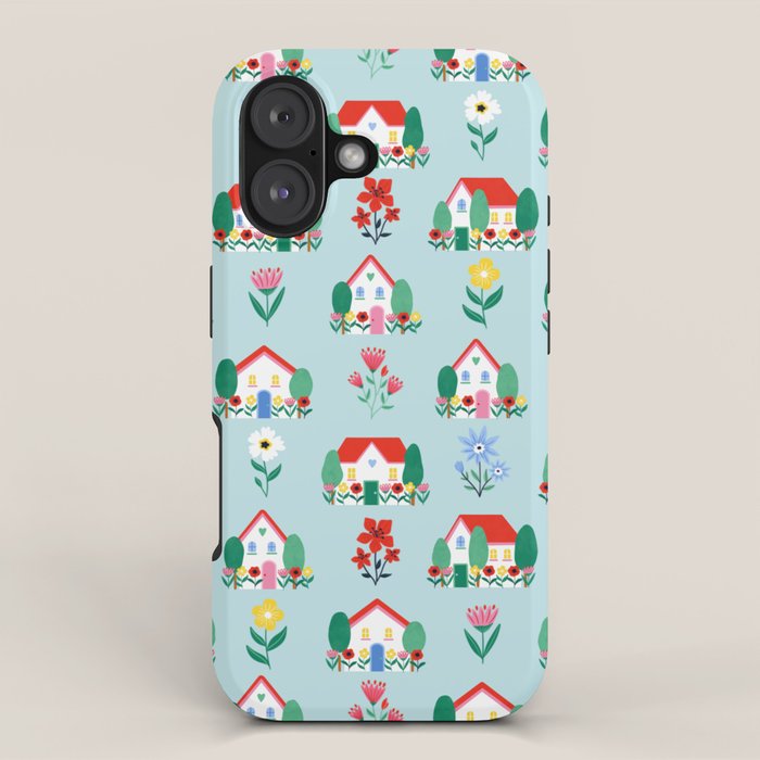 Spring Houses iPhone Case Gallery Image 1