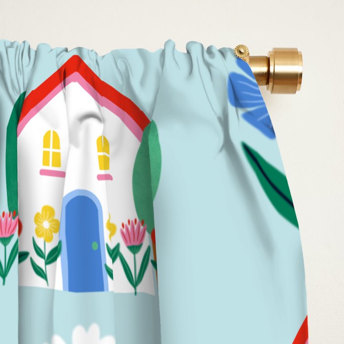 Spring Houses Window Curtain Gallery Image 2