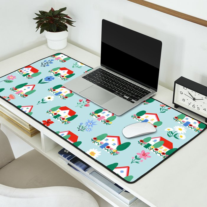 Spring Houses Desk Mat Gallery Image 2