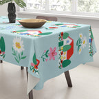 Spring Houses Tablecloth Gallery Image 3