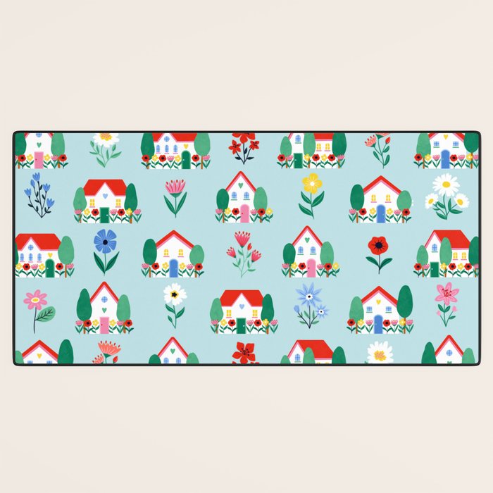 Spring Houses Desk Mat Gallery Image 3