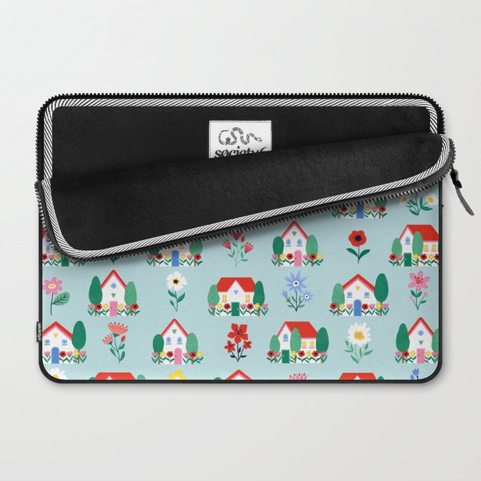 Spring Houses Laptop Sleeve Gallery Image 2