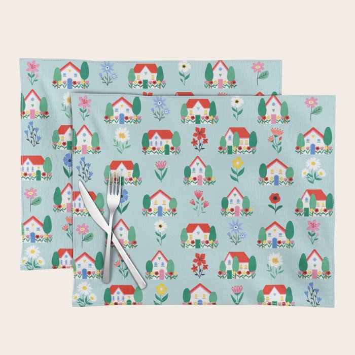 Spring Houses Placemat Gallery Image 1
