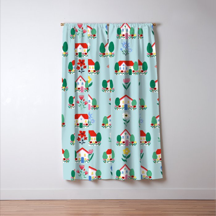 Spring Houses Window Curtain Gallery Image 3