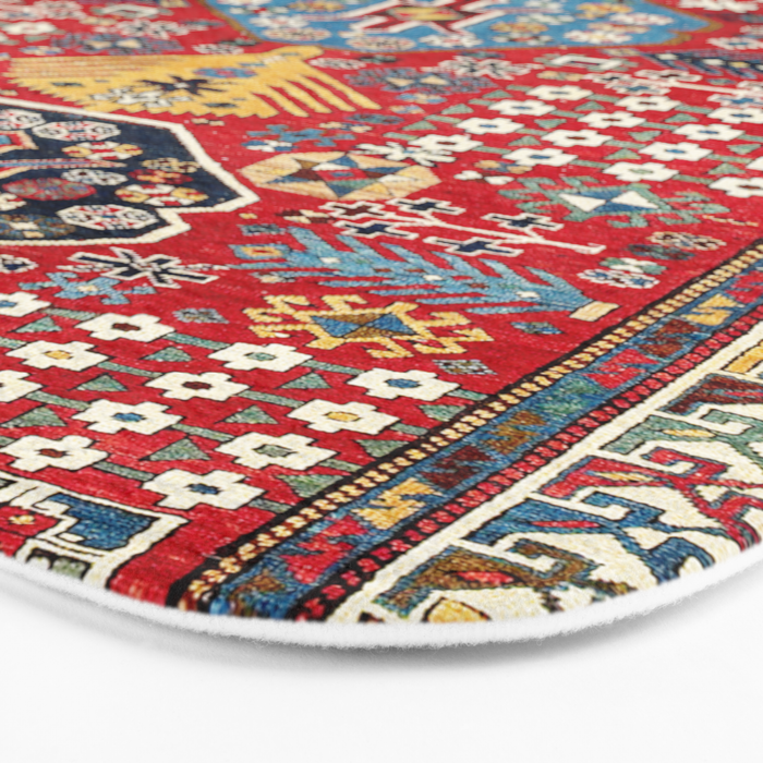 Moghan Azerbaijan South East Caucasus Rug Print Bath Mat Gallery Image 3