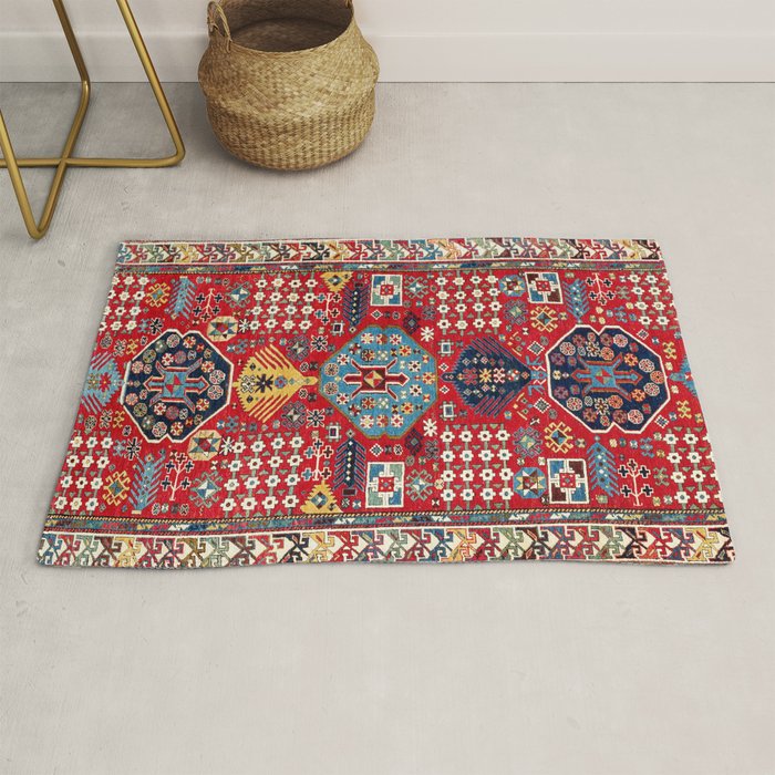 Moghan Azerbaijan South East Caucasus Rug Print Rug Gallery Image 1