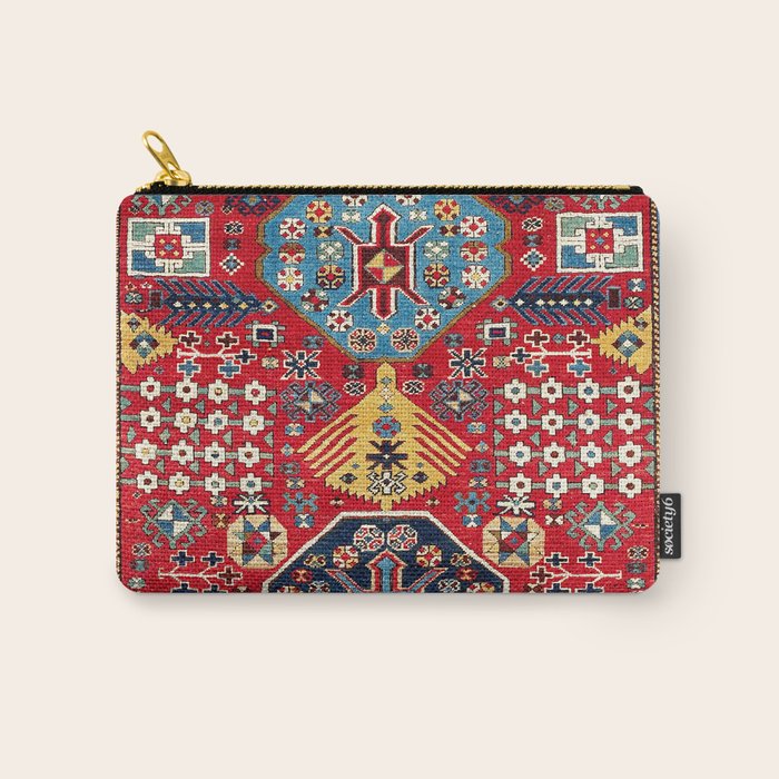 Moghan Azerbaijan South East Caucasus Rug Print Carry All Pouch Gallery Image 1