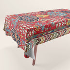 Moghan Azerbaijan South East Caucasus Rug Print Tablecloth Gallery Image 1