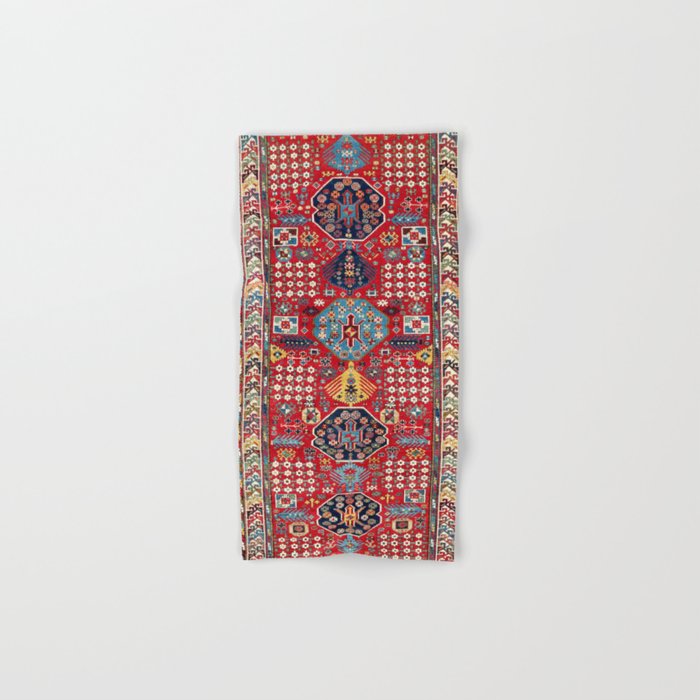 Moghan Azerbaijan South East Caucasus Rug Print Bath Towel Gallery Image 1