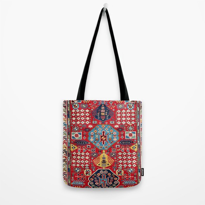 Moghan Azerbaijan South East Caucasus Rug Print Tote Bag Gallery Image 2