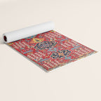 Moghan Azerbaijan South East Caucasus Rug Print Yoga Mat Gallery Image 2