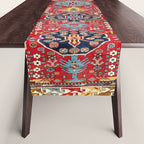 Moghan Azerbaijan South East Caucasus Rug Print Table Runner Gallery Image 1