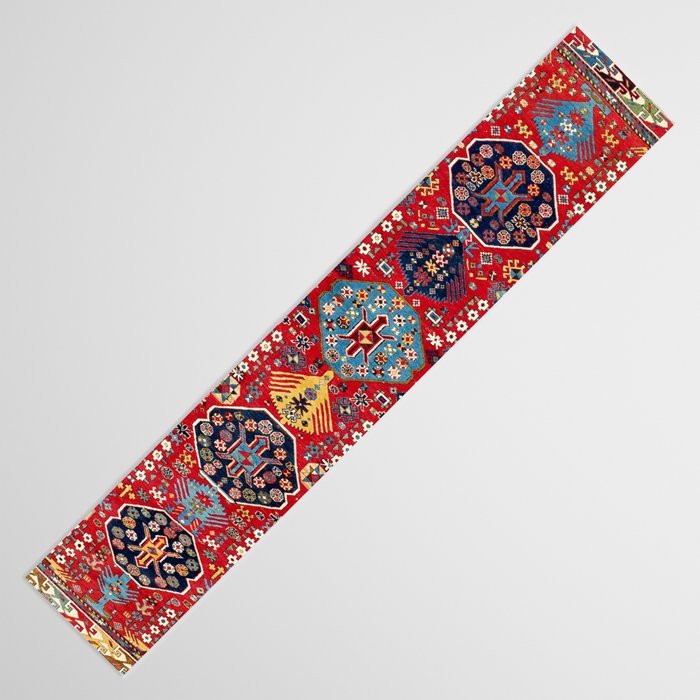 Moghan Azerbaijan South East Caucasus Rug Print Table Runner Gallery Image 3