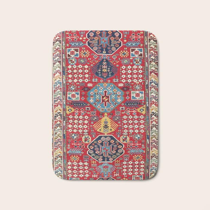 Moghan Azerbaijan South East Caucasus Rug Print Bath Mat Gallery Image 1