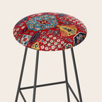 Moghan Azerbaijan South East Caucasus Rug Print Stool Gallery Image 2