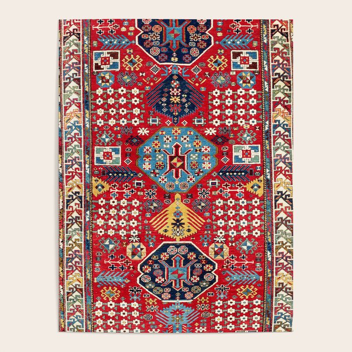 Moghan Azerbaijan South East Caucasus Rug Print Poster Gallery Image 1