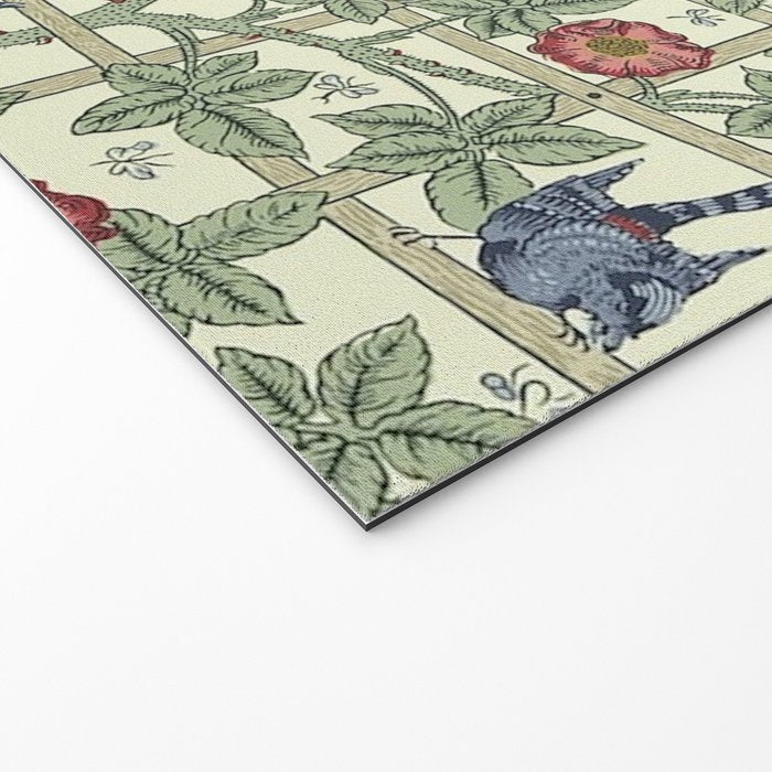 William Morris Trellis Ivory Brick Welcome Mat Gallery Image 2