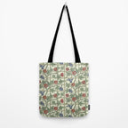 William Morris Trellis Ivory Brick Tote Bag Gallery Image 2