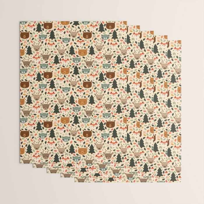 Woodland Creatures Wrapping Paper Gallery Image 3