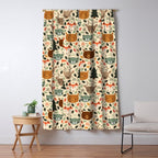 Woodland Creatures Window Curtain Gallery Image 5