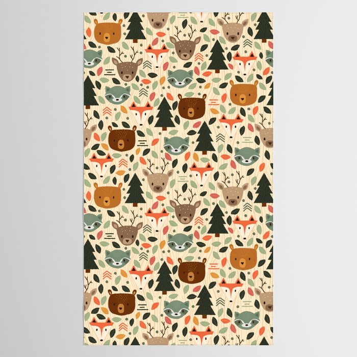 Woodland Creatures Tablecloth Gallery Image 2