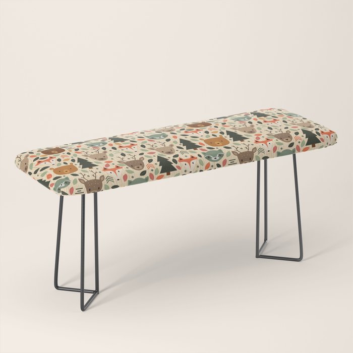 Woodland Creatures Bench Gallery Image 1