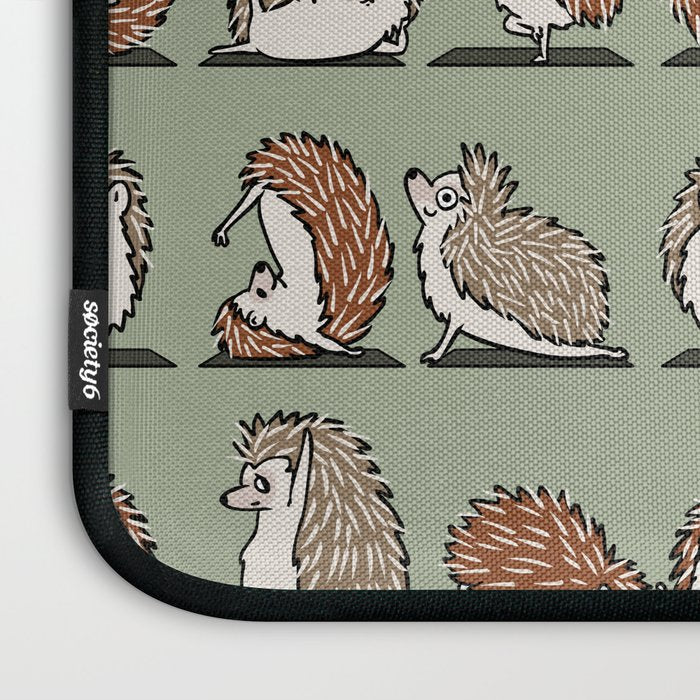 Hedgehog Yoga Laptop Sleeve Gallery Image 3