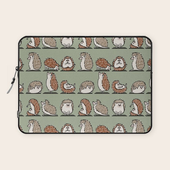 Hedgehog Yoga Laptop Sleeve Gallery Image 1