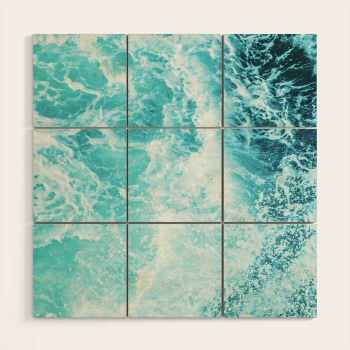 Perfect Sea Waves Wood Wall Art Gallery Image 1