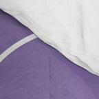 Grape Purple Squiggle Abstract Pattern Comforter Gallery Image 4